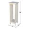 International Concepts Rectangle 36 in Mission Plant Stand, 12 W, 12 L, 36 in H, Wood, Unfinished 3069 - alternate 2